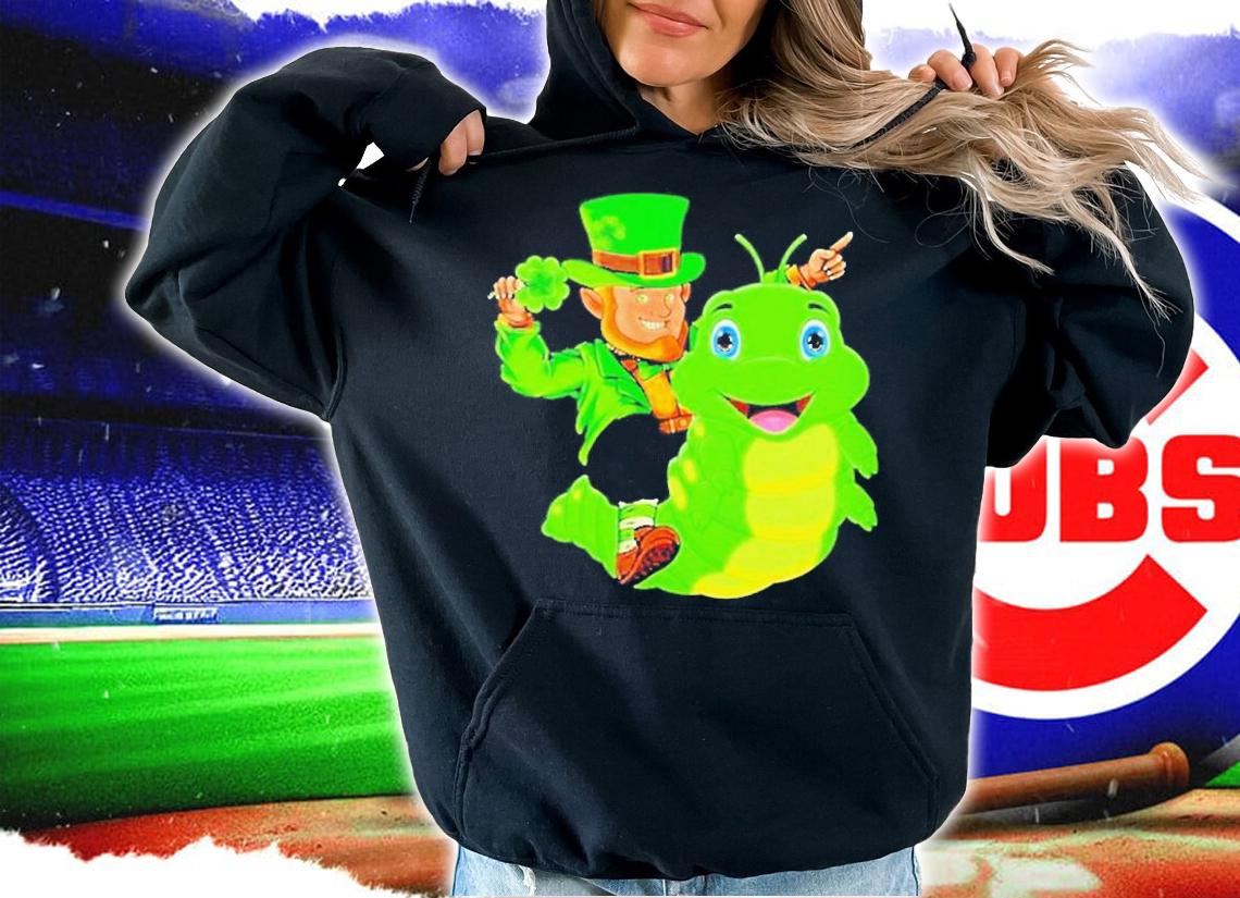 Caterpillar Leprechaun Ride Caterpillar St. Patricks Day T-Shirt hoodie