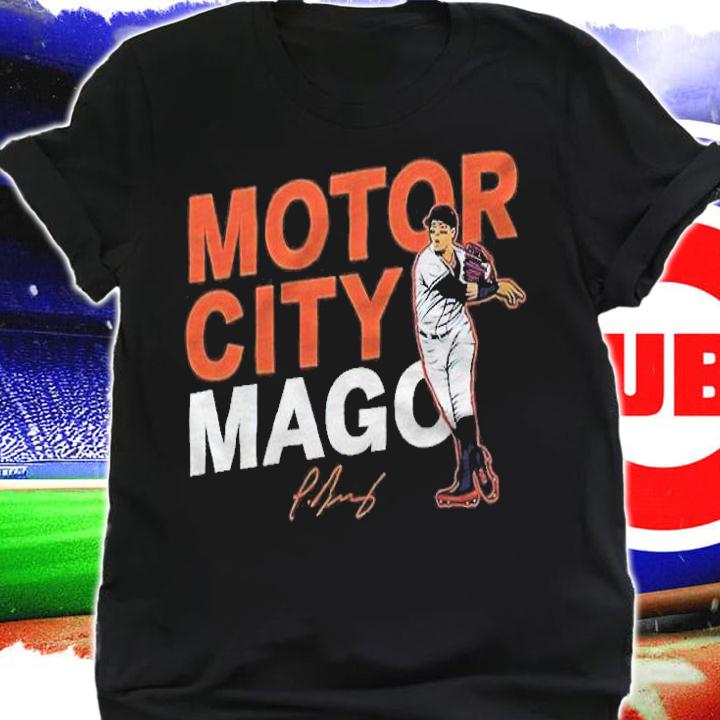 Javier Baez Motor City Mago signature T-shirt shirt