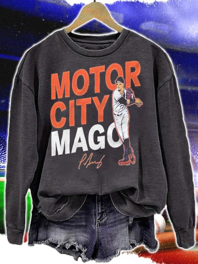 Javier Baez Motor City Mago signature T-shirt sweatshirt