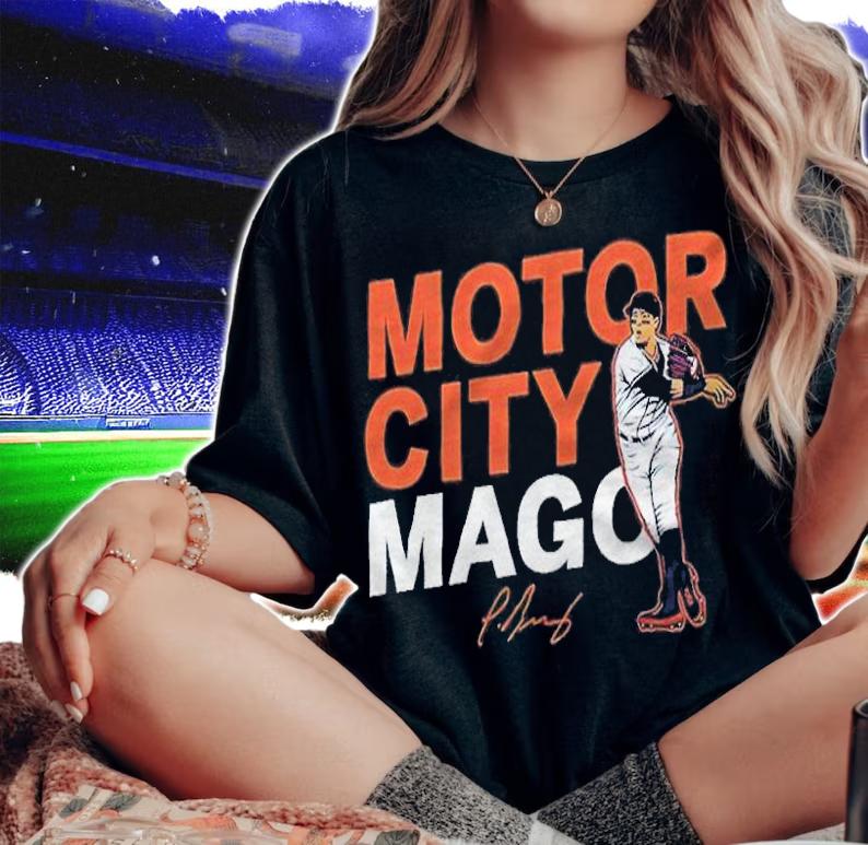 Javier Baez Motor City Mago signature T-shirt woman shirt
