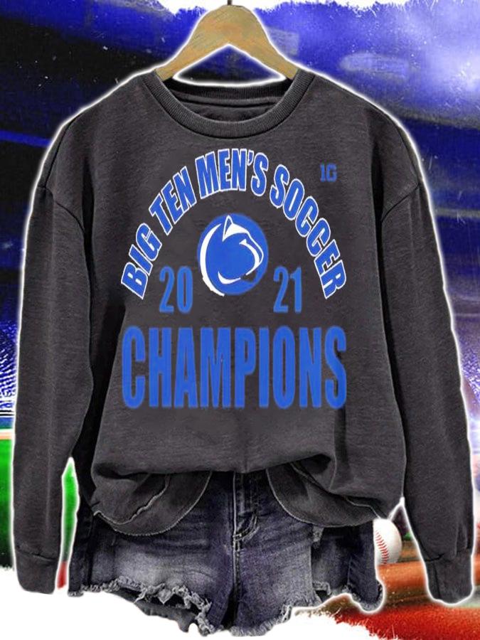 Penn State Nittany Lions 2021 Big Ten Men's Soccer Champions Shirt