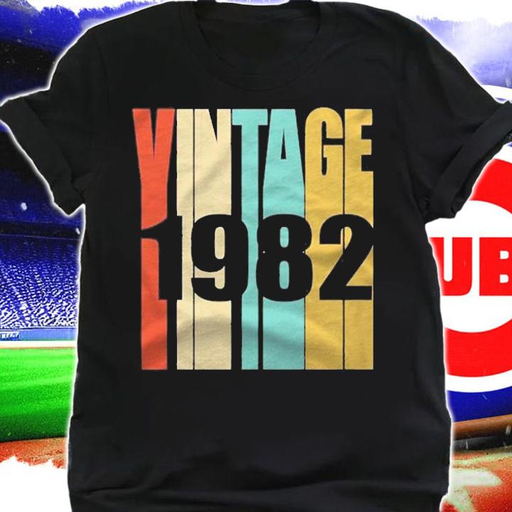 Retro Vintage 1982 39 Yrs Old Bday 39Th Birthday Top shirt shirt