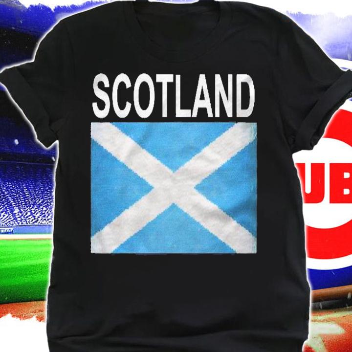 Scotland Flag Shirt New Glass Bead Inspired Country Shirt shirt
