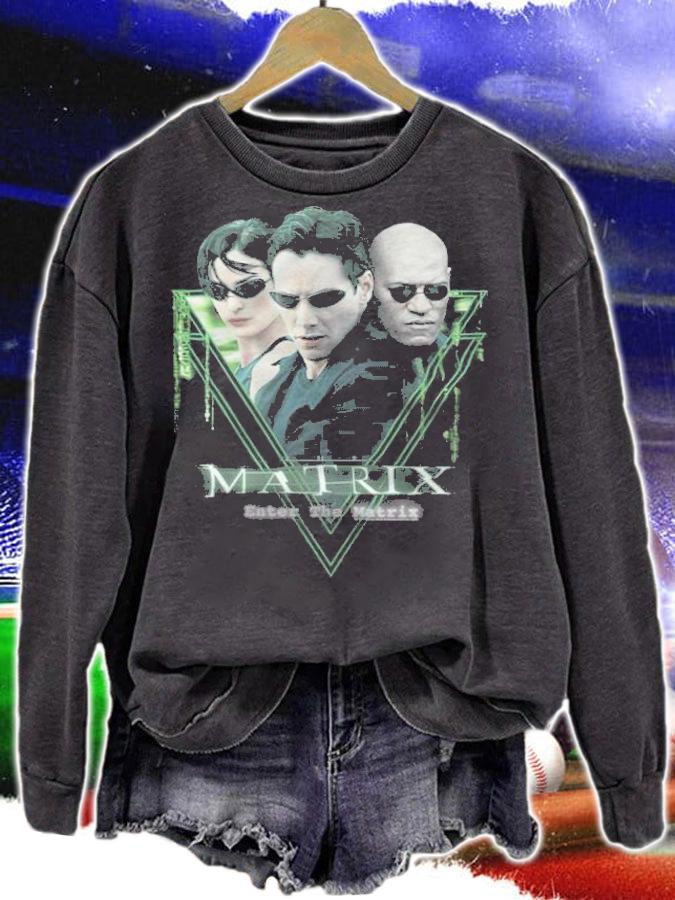 The Matrix Enter The Matrix poster 2021 T-shirt sweatshirt