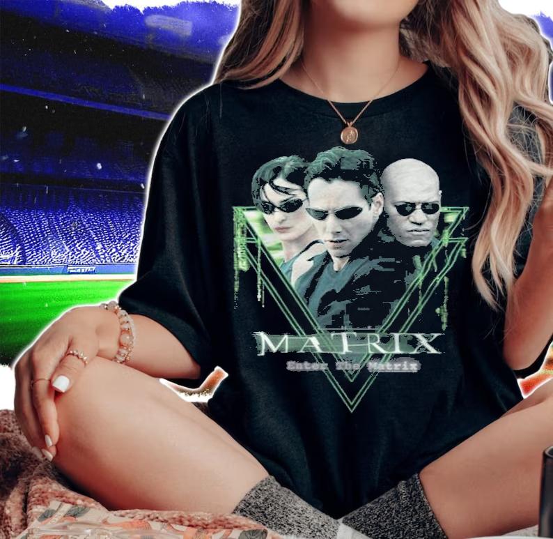 The Matrix Enter The Matrix poster 2021 T-shirt woman shirt