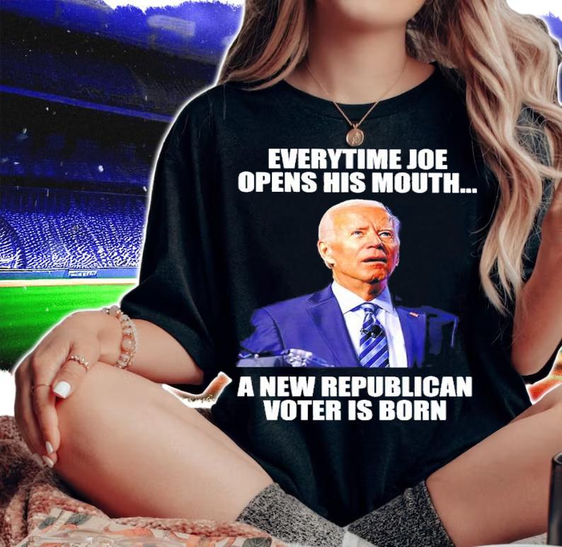Every Time Joe Opens His Mouth A New Republican Voter Is Born Shirt
