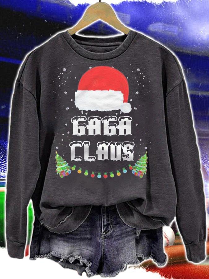 Gaga Claus Funny Christmas Pajama Family Matching Xmas Shirt