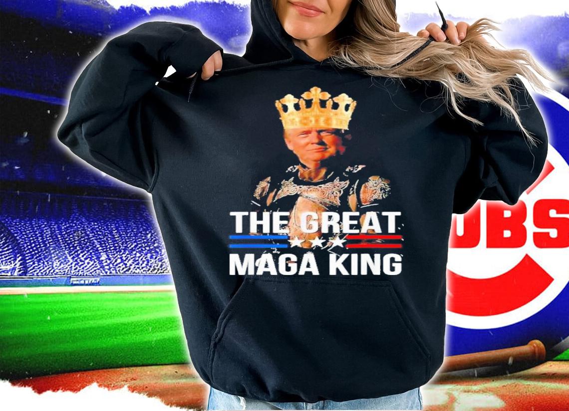 Great Maga King Trump Ultra Maga Crowd Anti Biden Ultra Maga Shirt hoodie