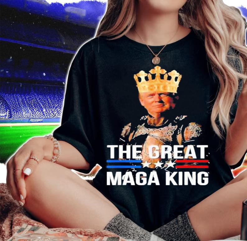 Great Maga King Trump Ultra Maga Crowd Anti Biden Ultra Maga Shirt woman shirt
