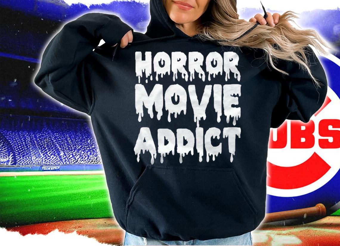 Horror Movie Addict Fitted Shirt