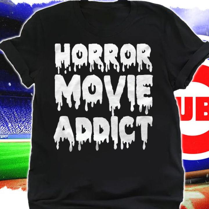 Horror Movie Addict Fitted Shirt