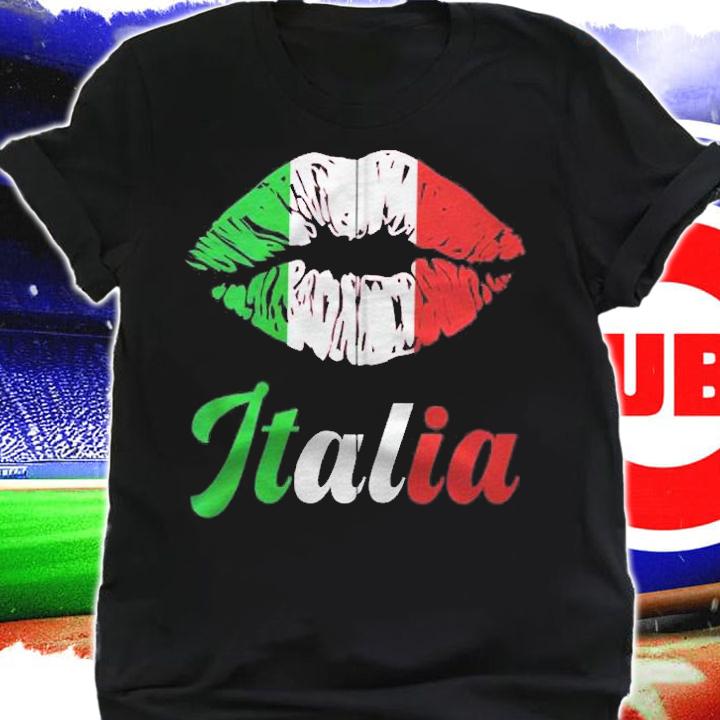 Italian Kiss Italia Flag Zip Shirt