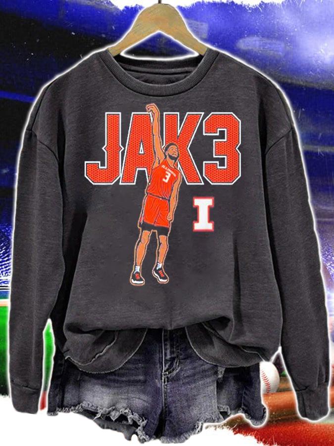 Jacob Grandison Jak3 Illinois Basketball T-Shirt