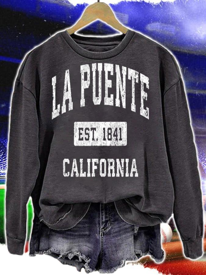 La Puente California CA Vintage Established Sports T-Shirt sweatshirt