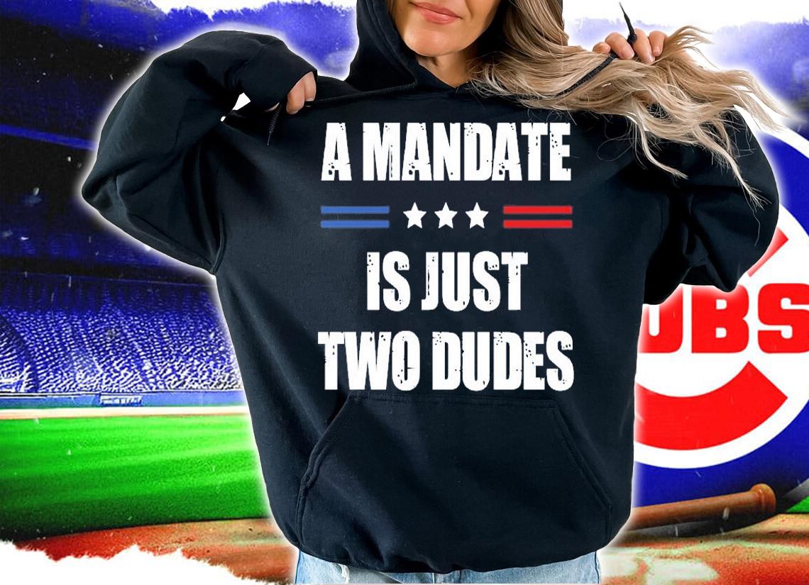 Nice A Mandate Is Just Two Dudes T-Shirt hoodie