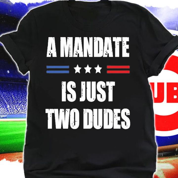 Nice A Mandate Is Just Two Dudes T-Shirt shirt