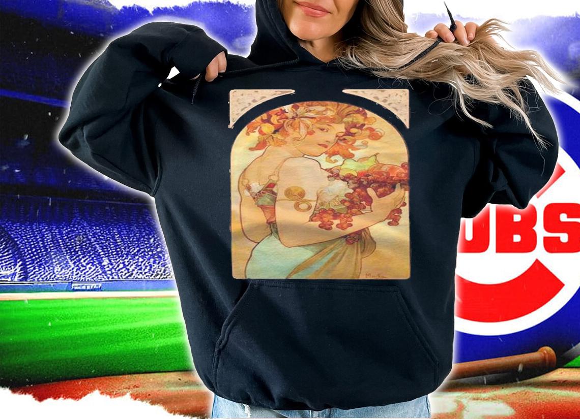 Nouveau Fruit Women Mucha Beautiful Elegant Art Deco Shirt hoodie