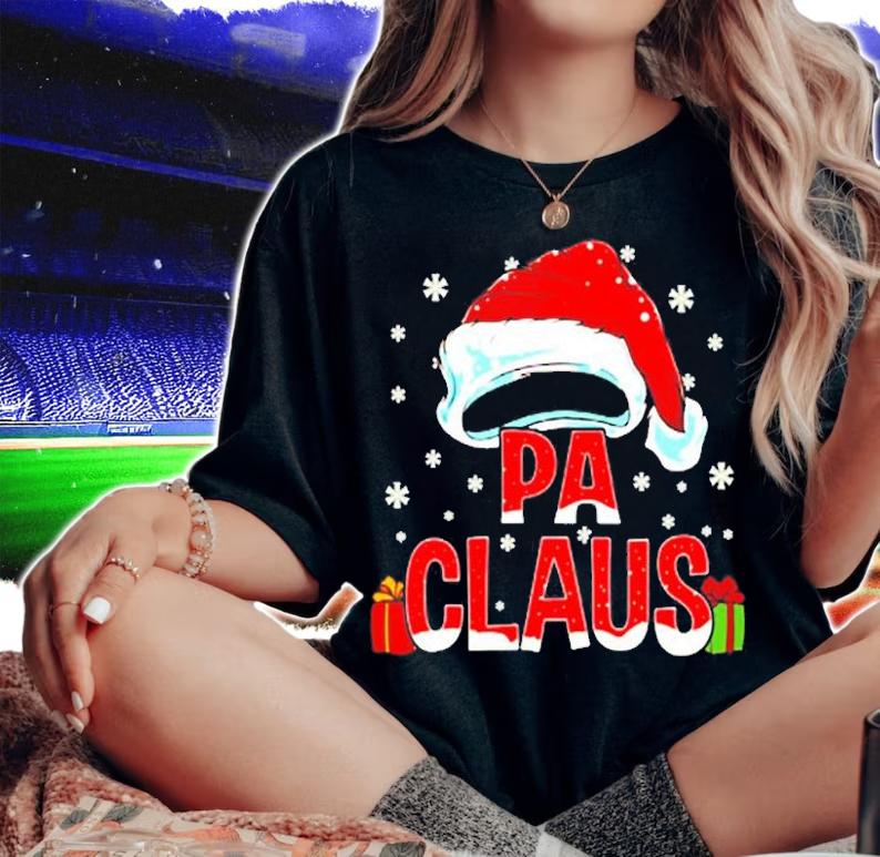 Pa Claus Shirt Group Gifts Matching Family Christmas T-Shirt woman shirt