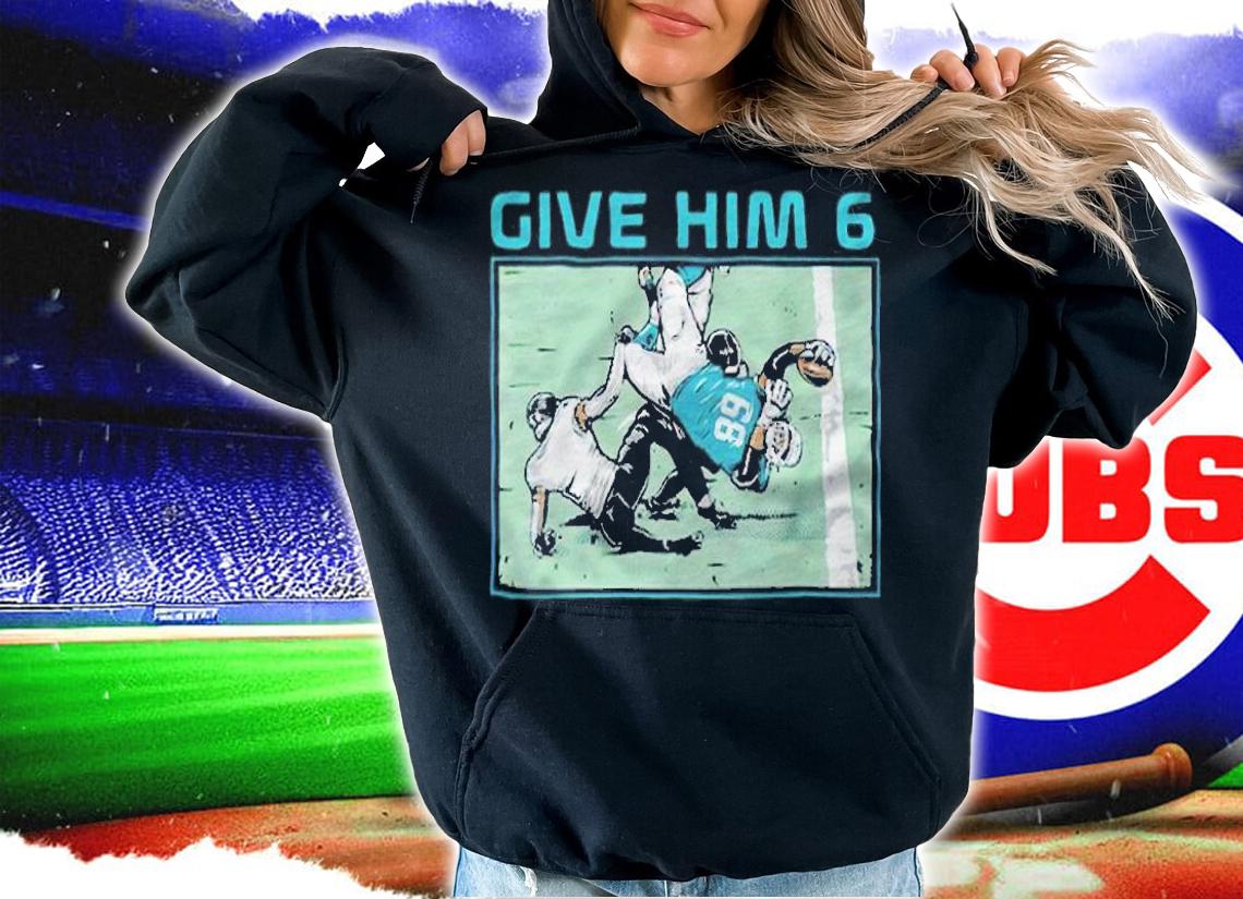 Robert Hunt Dolphins Give Him 6 T-shirt hoodie