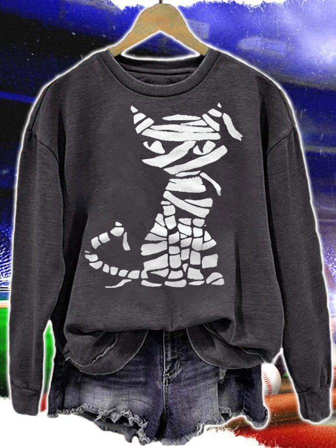 Second mummy Cat Halloween T-shirt sweatshirt