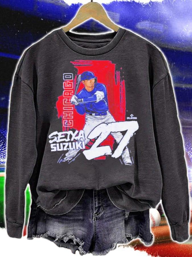 Seiya Suzuki Chicago C State Baseball Shirt