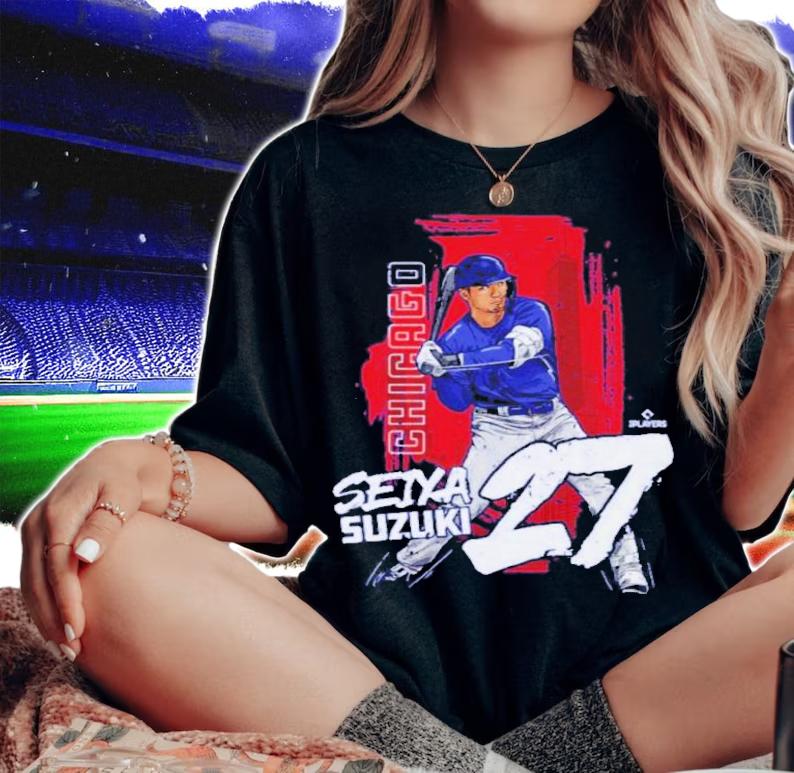 Seiya Suzuki Chicago C State Baseball Shirt