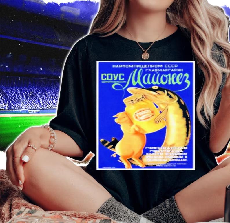Soviet Visuals Soviet Mayonnaise 1938 Shirt woman shirt