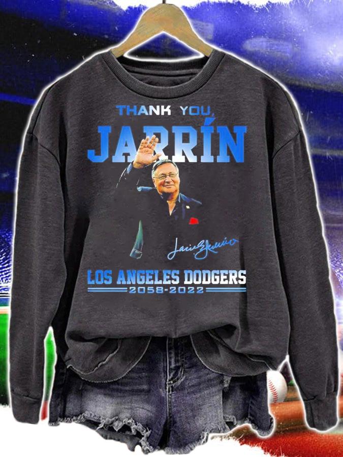 Thank You Jarrin Los Angeles Dodgers 1958-2022 Signatures Shirt