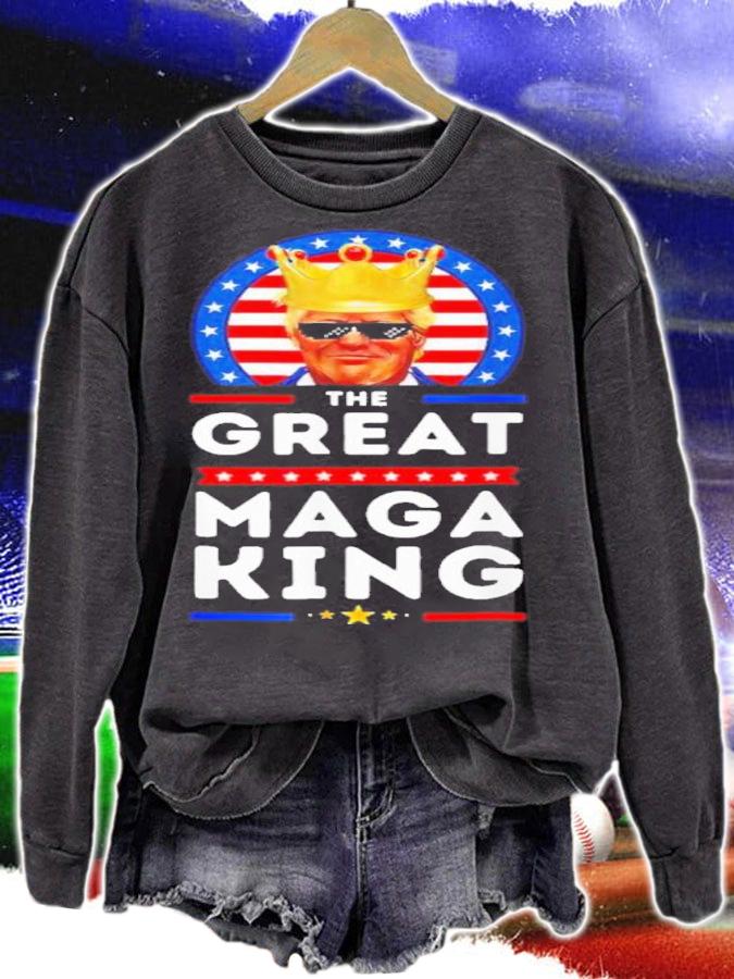 The Great MAGA King Trump Biden Political Ultra Mega Proud Shirt