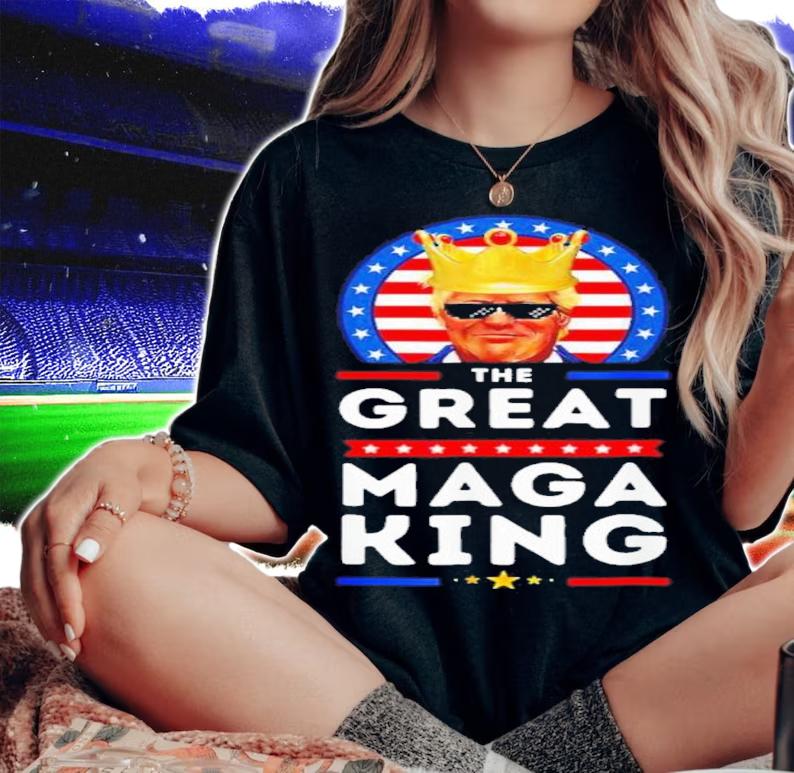The Great MAGA King Trump Biden Political Ultra Mega Proud Shirt