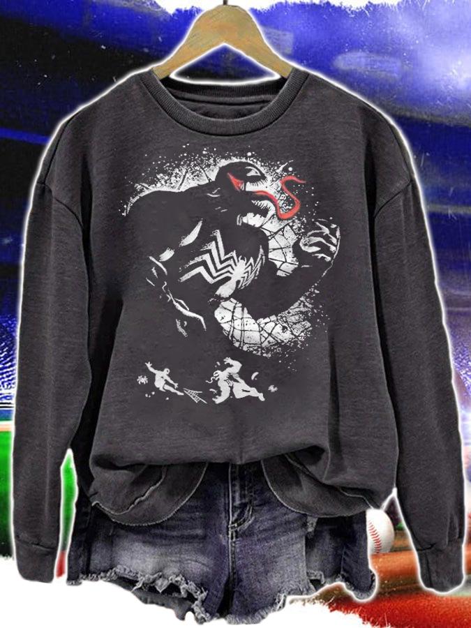 The Symbiote Vs Spider-man characters T-shirt sweatshirt
