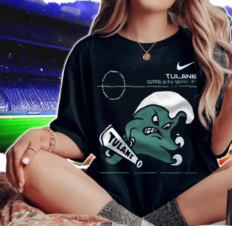 Tulane Green Wave Nike 2021 Tulane University shirt woman shirt