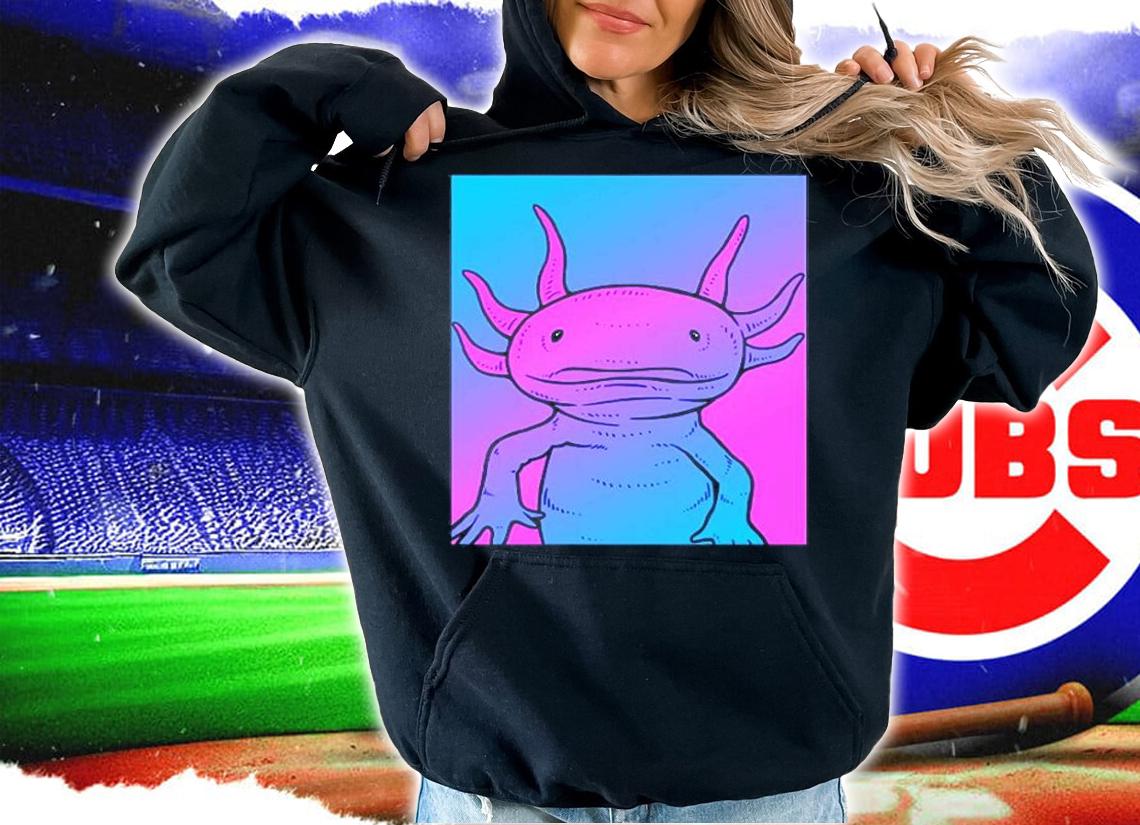 Vaporwave Axolotl Aesthetic  Pastel Goth Salamander T-Shirt hoodie