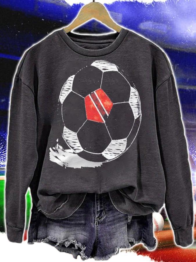 Vintage Soccer Trinidad Flag Trinidadian Pride shirt sweatshirt