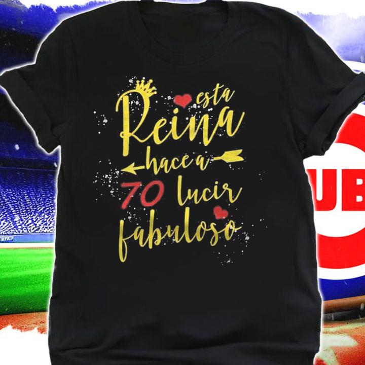 Womens Camisa De Mujer Cumpleanos 70 Birthday In Spanish T-shirt shirt