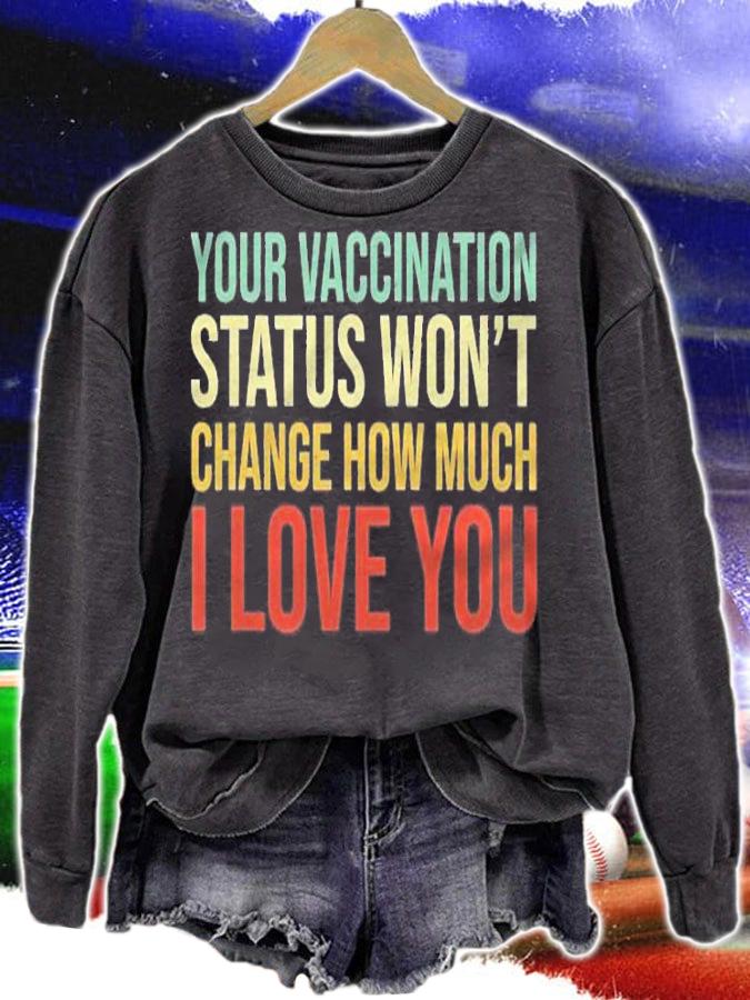 Your Vaccination Status Wont Change Shirt sweatshirt