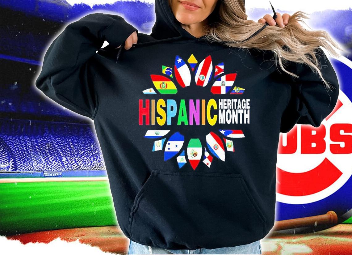 Hispanic Heritage Month Flower t-shirt hoodie