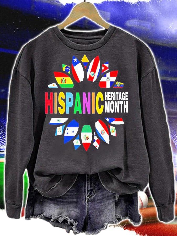 Hispanic Heritage Month Flower t-shirt sweatshirt
