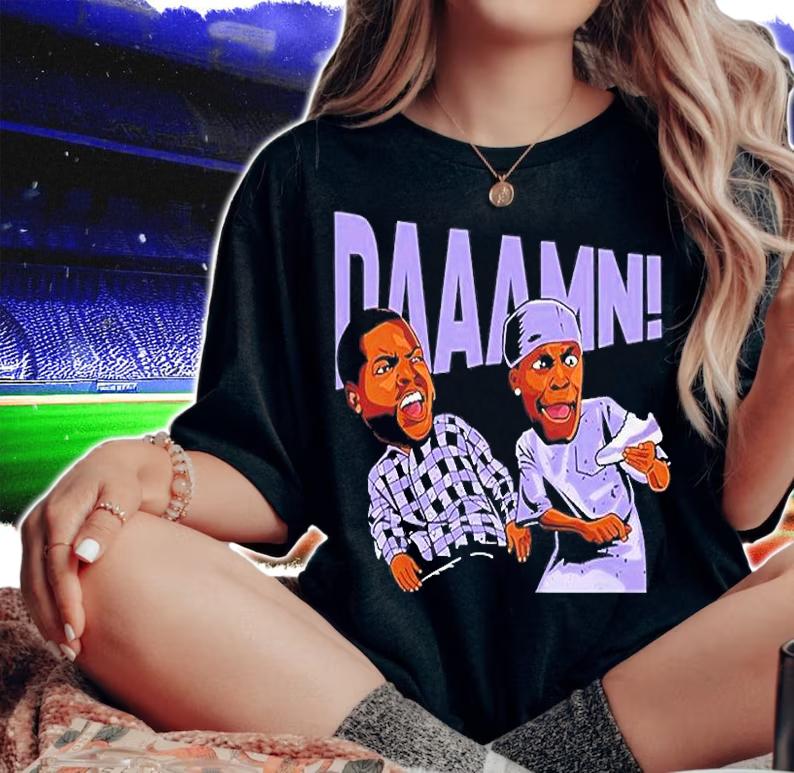Court Purple 1s Jordan Graphic Black Daaamn T-Shirt woman shirt