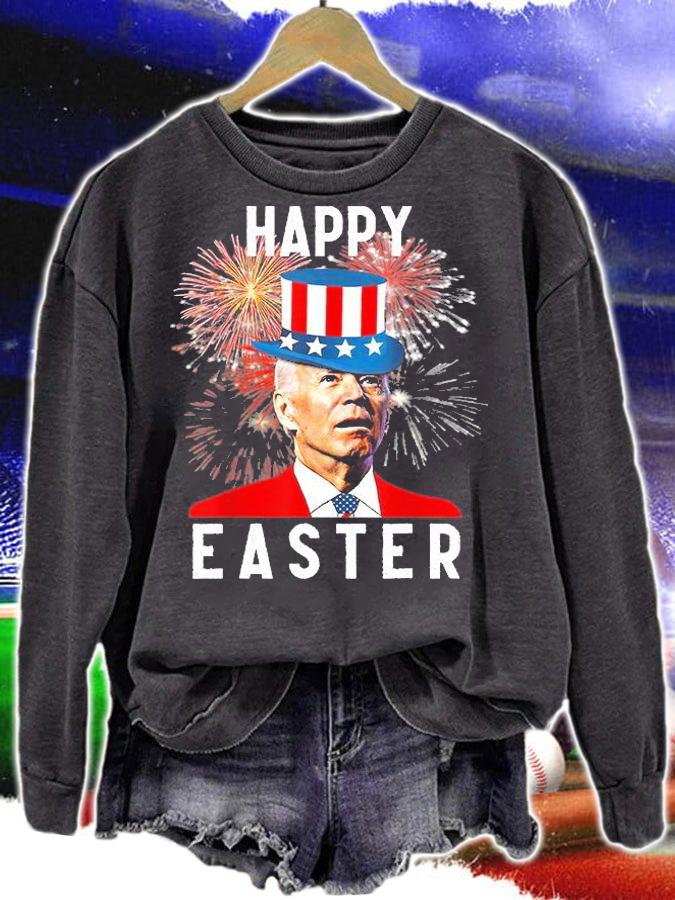 Joe Biden Happy Easter For Funny 4th Of July Joe Biden T-Shirt sweatshirt