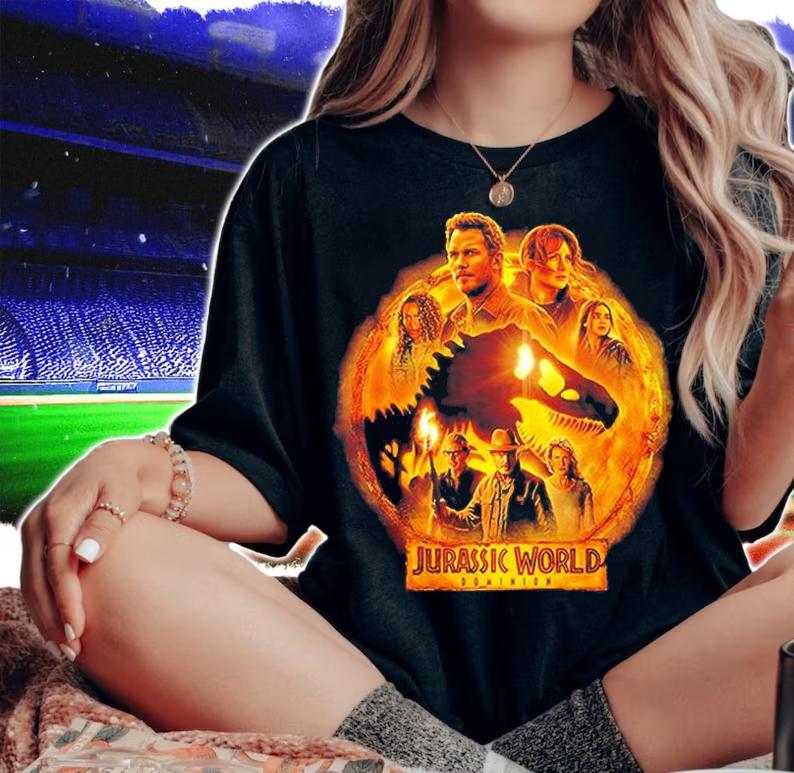 Jurassic World Dominion Poster Official T-Shirt woman shirt