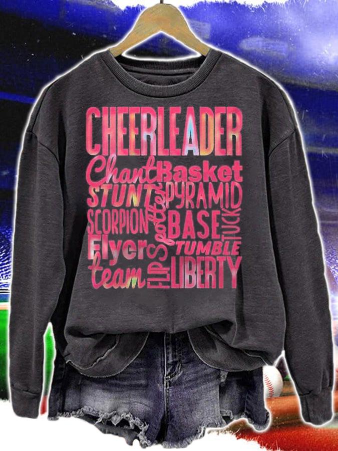 Kids Cute Cheerleader Gift Pink Cheer Moves Cheerleading Coach Shirt sweatshirt