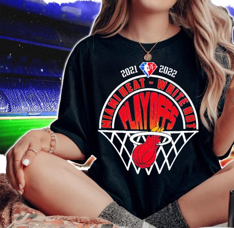 Miami Heat 2021-2022 NBA Playoffs Hype Shirt woman shirt