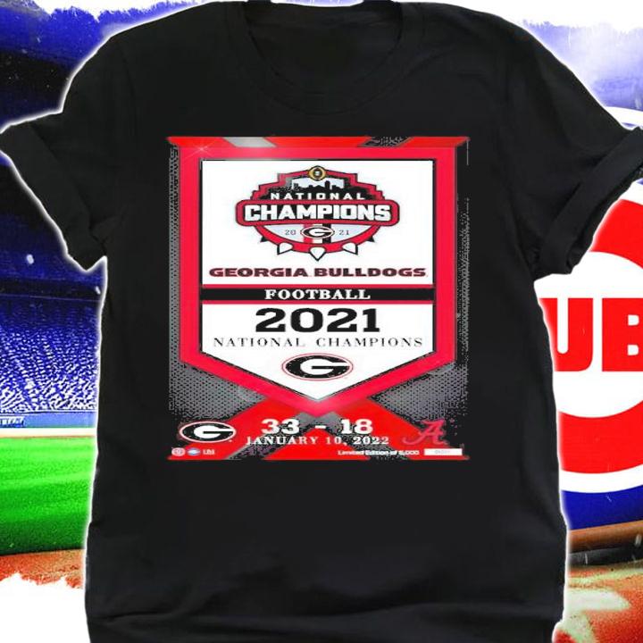 National Champions Georgia Bulldog football 2021 38-18 shirt shirt
