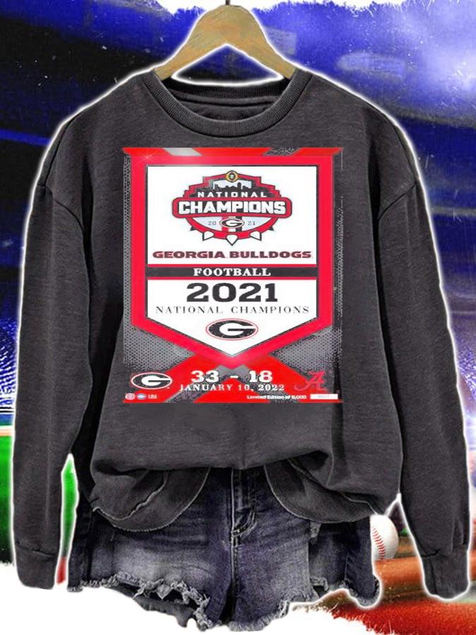 National Champions Georgia Bulldog football 2021 38-18 shirt sweatshirt