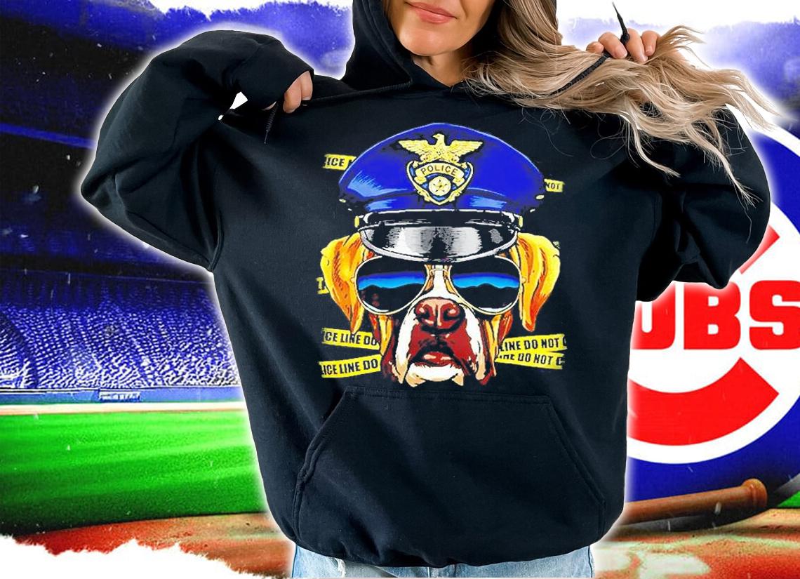 Police K9 Dog Lover Gift T-Shirt hoodie