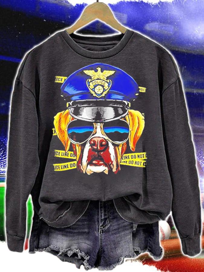 Police K9 Dog Lover Gift T-Shirt sweatshirt