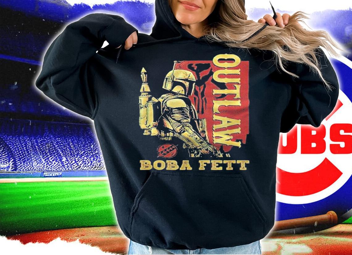 Star Wars The Book of Boba Fett Galactic Outlaw poster T-shirt hoodie