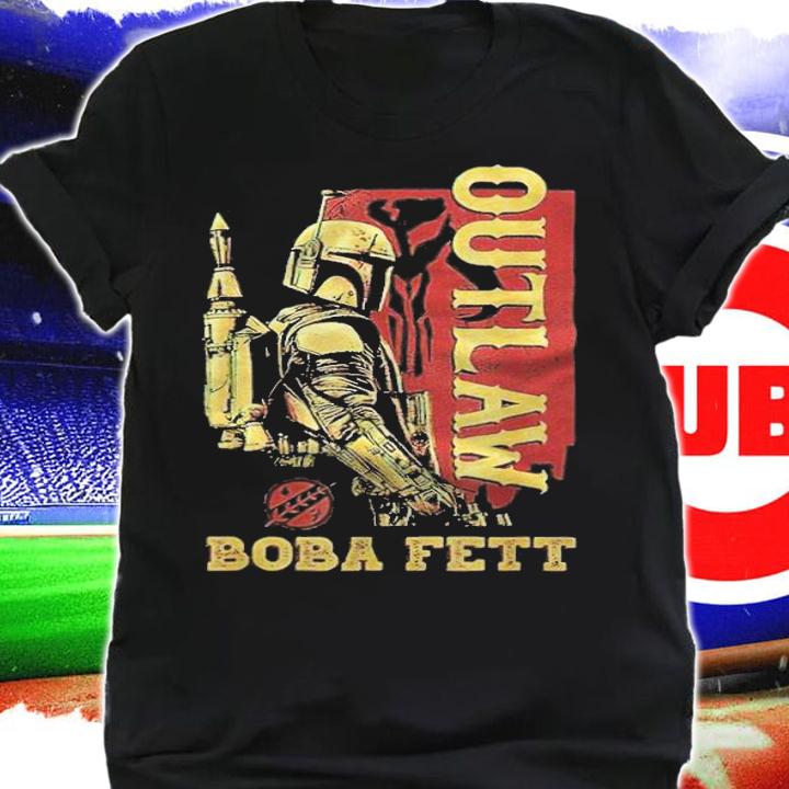 Star Wars The Book of Boba Fett Galactic Outlaw poster T-shirt shirt