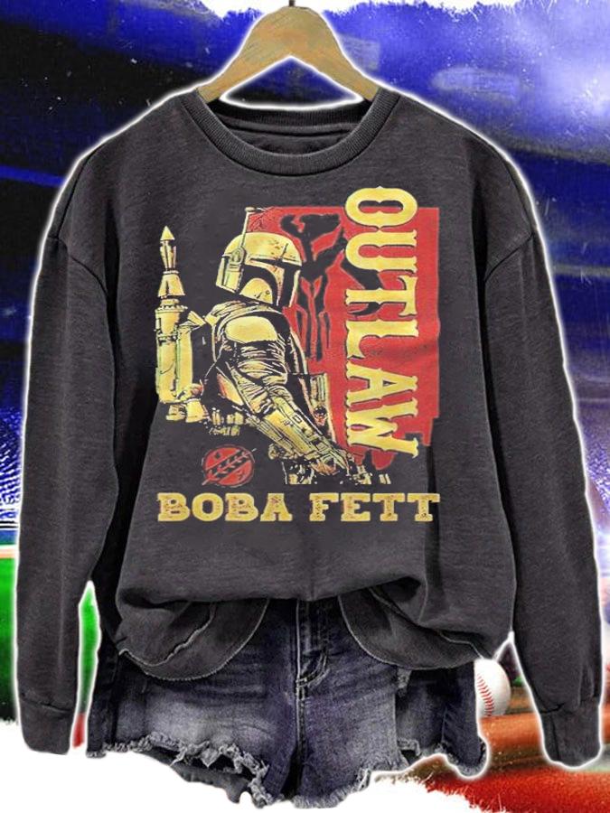 Star Wars The Book of Boba Fett Galactic Outlaw poster T-shirt sweatshirt
